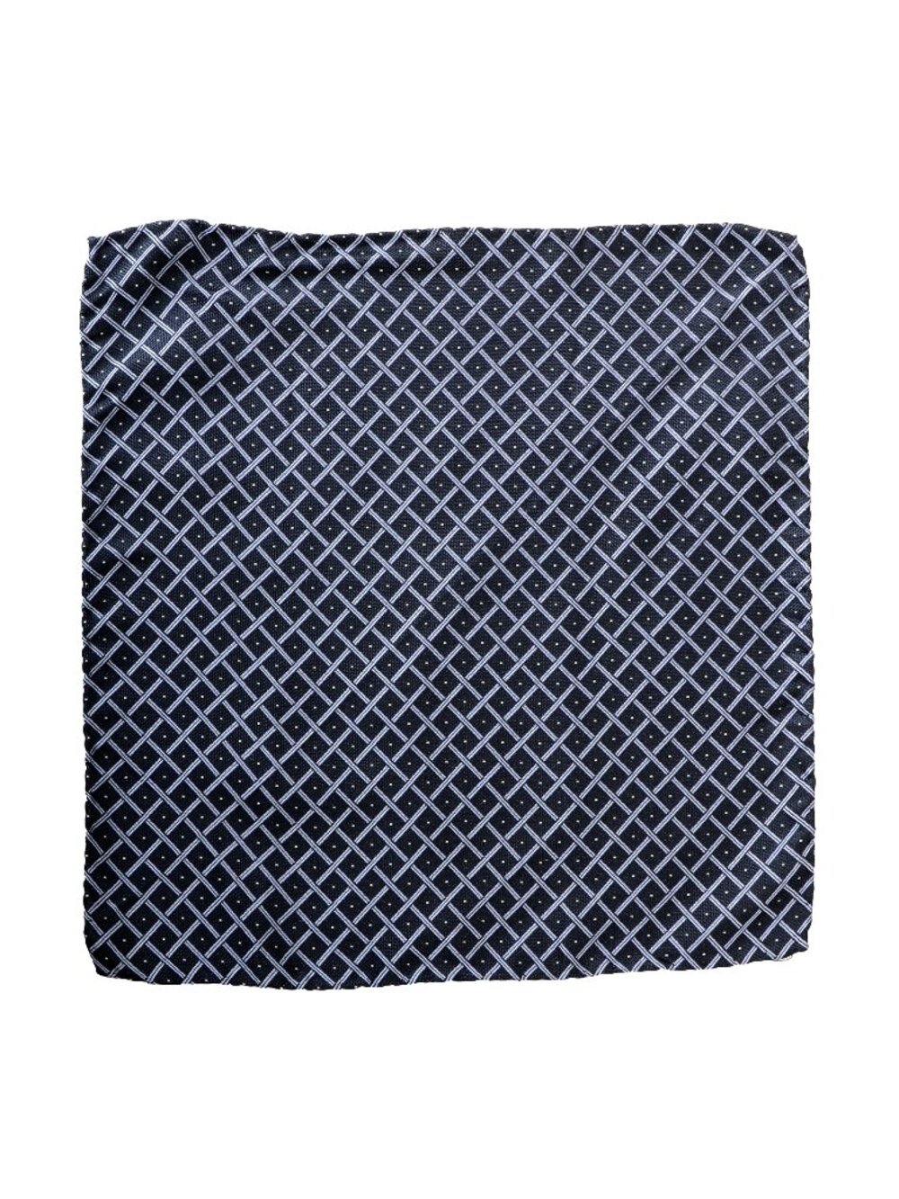 Dsquared2 Geometric Print 100% Silk Pocket Square